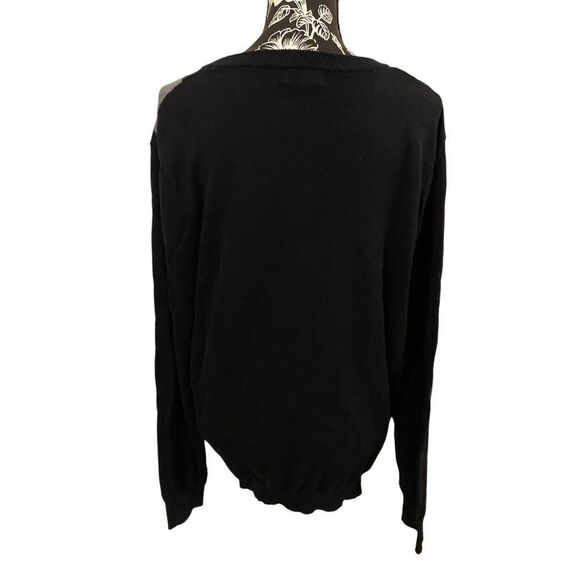 Merona Argyle Diamond Pullover Knit Sweater Preppy Formal - Picture 2 of 12